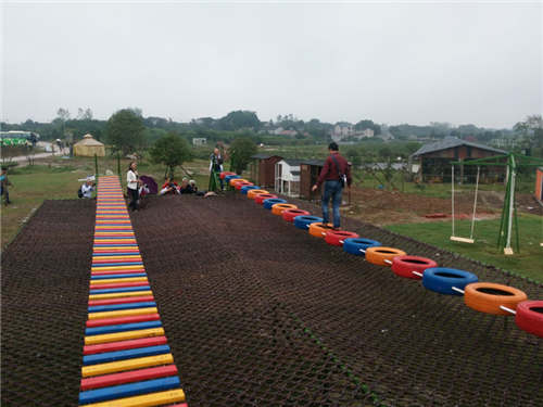 好玩的项目-商丘儿童室外拓展训练设备-无动力游乐设备施工 1