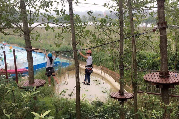 平顶山儿童丛林飞跃设备 好玩的项目 研学基地游乐设施建造 1