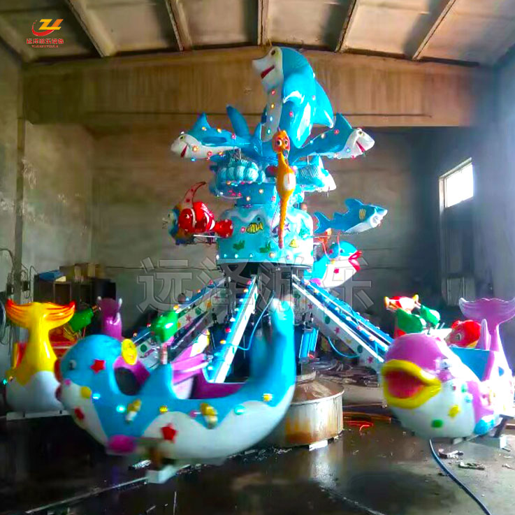 海洋系列自控飞机 海豹戏水游乐设备 自控类玩水海洋飞机 10