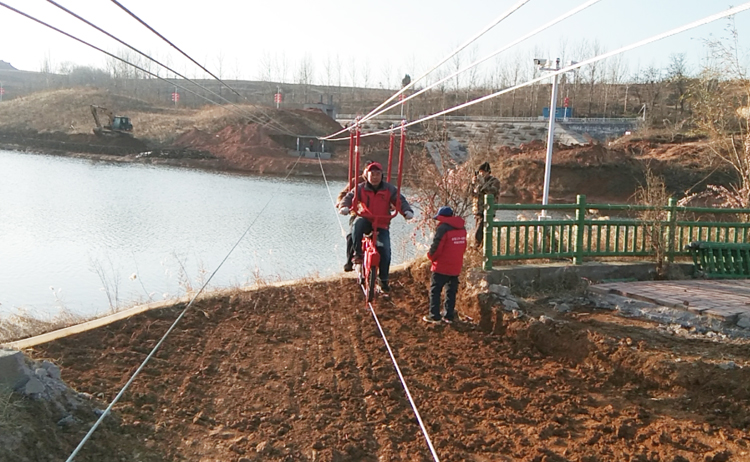 岚瑞高空自行车设备  景区网红360度自行车生产安装一体化 施工周期短 3
