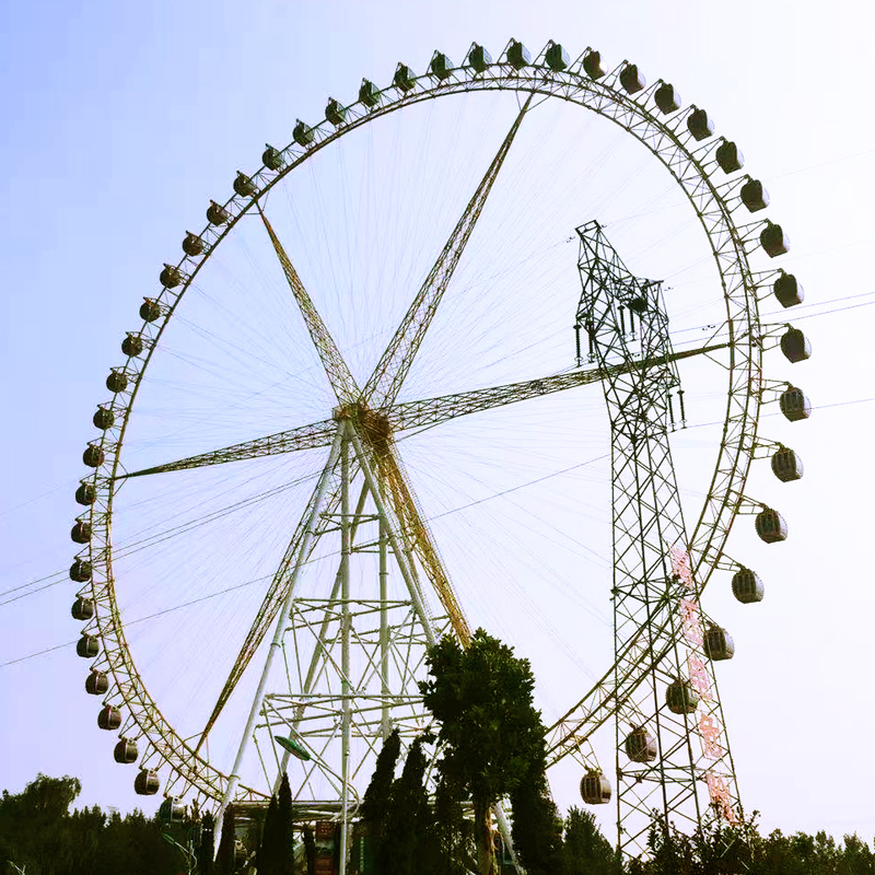 北京摩天轮游乐设备厂家定制488米摩天轮 50米摩天轮灯光 3