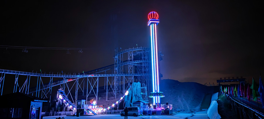 河南新款跳樓機游樂園設施航天游樂電話 4