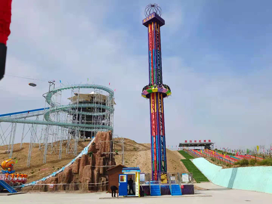 河南新款太空穿梭公園游樂設施航天游樂廠家 1