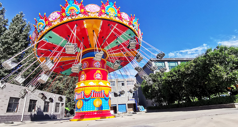 河南销售儿童旋转飞椅公园游乐设施航天游乐 2