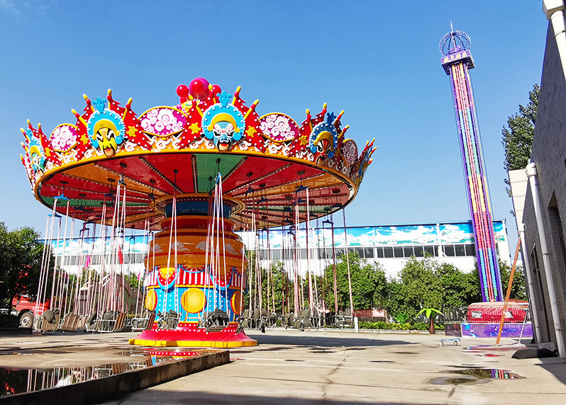 河南销售儿童旋转飞椅公园游乐设施航天游乐 1
