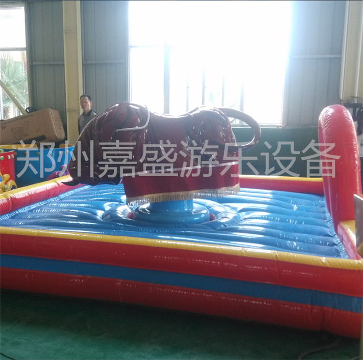 荥阳游乐设备厂家 生产斗牛机 儿童游乐设施  成人骑牛机游乐设备 2
