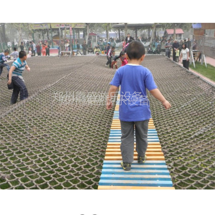 大型公园无动力游乐设备  儿童轮胎桥游乐设施 1