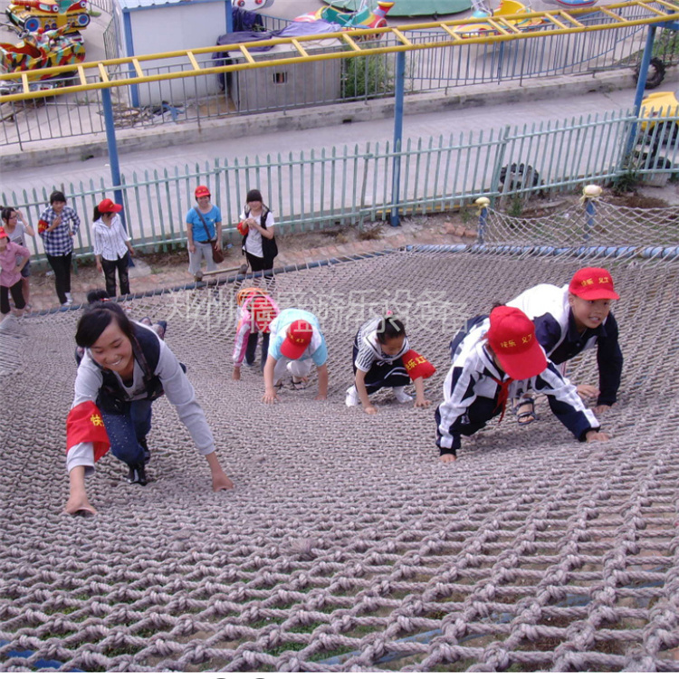 大型公园无动力游乐设备  儿童轮胎桥游乐设施 3