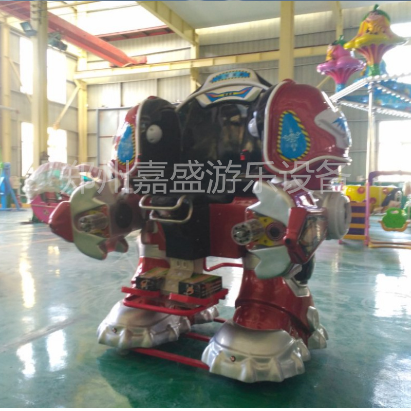 黑金刚机器人转让 儿童机器人游乐设施生产厂家  金刚机器人 4