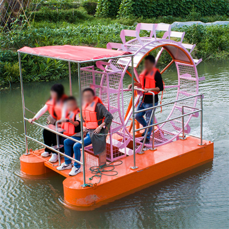 局部加固加厚高位水上脚踏船 YZ-SHJTC-2 造型优美 休闲游乐必选 4