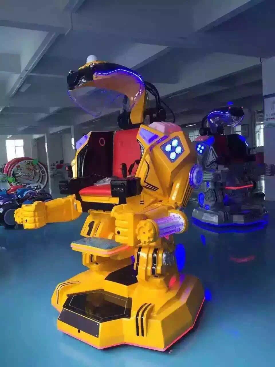 华秦广场行走机器人钢铁侠 好玩的广场机器人 便宜的广场机器人 1