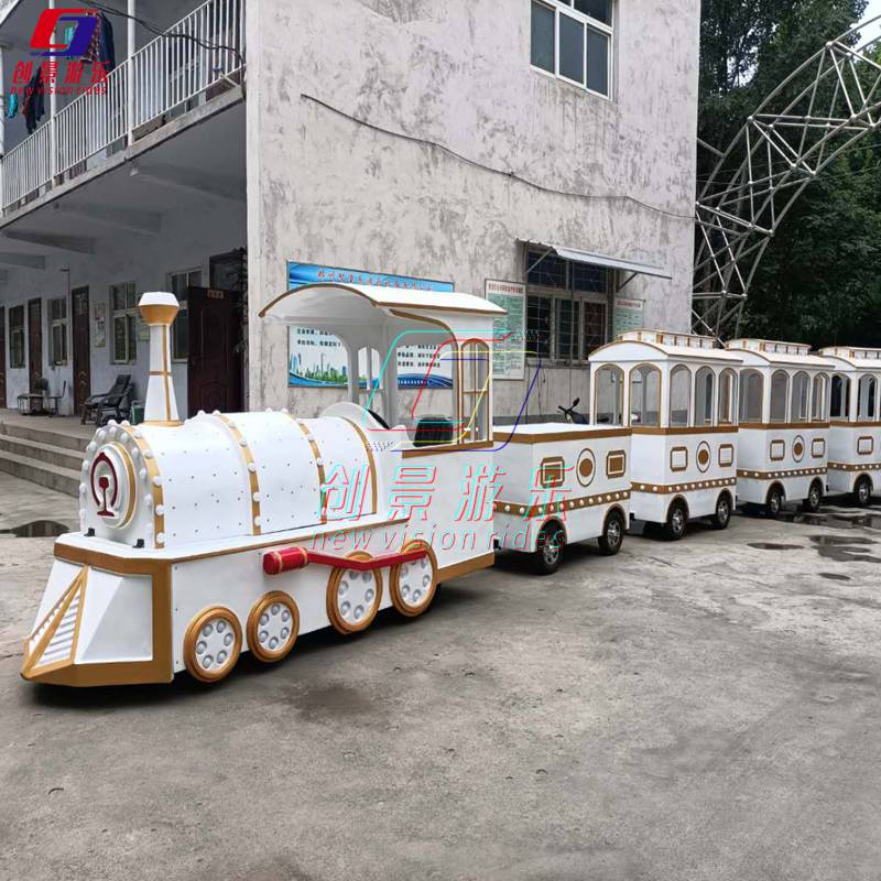 厂家直销定制无轨小火车新型儿童观光小火车景区观光火车游乐设备 5