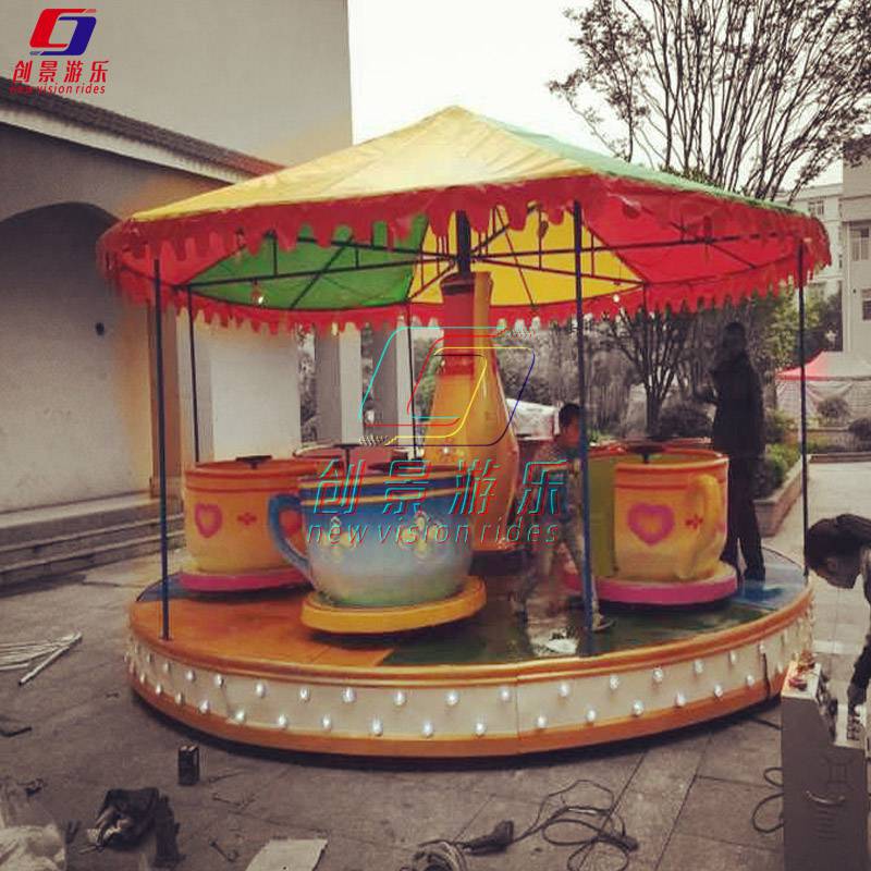 批发零售咖啡杯 广场景区大型转转杯游乐设备 成人儿童欢乐咖啡 1