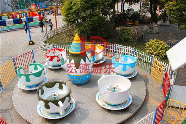 新型儿童乐园设备旋转咖啡杯 旋转咖啡杯 宏德游乐 查看 3
