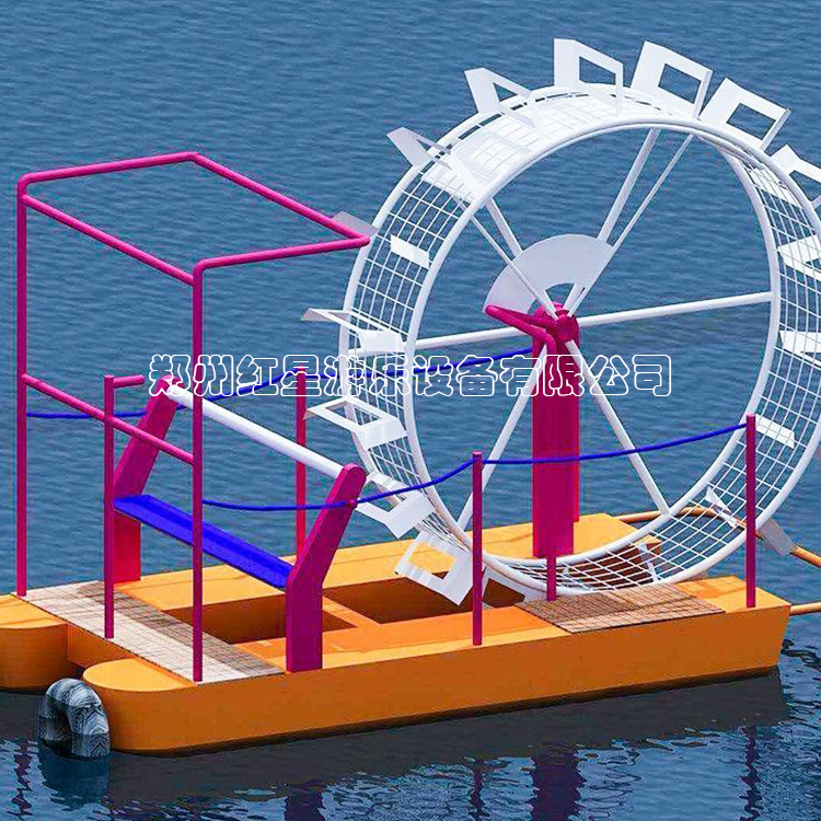 人力脚蹬船    无动力游乐设备脚蹬船     景区脚蹬船游乐设备   红星游乐设备 3
