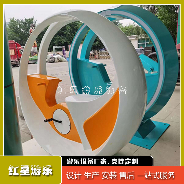 脚踏车喷泉    多功能自行车设备    红星游乐设备 2