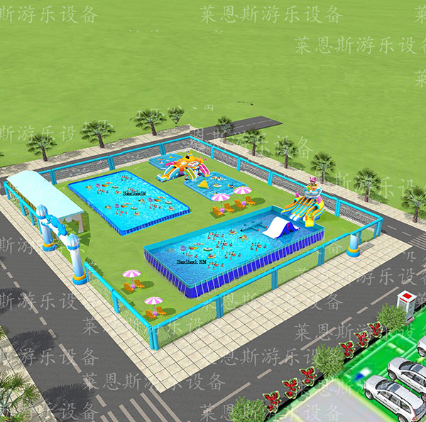 武汉水上乐园规划设计  莱恩斯游乐  武汉水上乐园 1