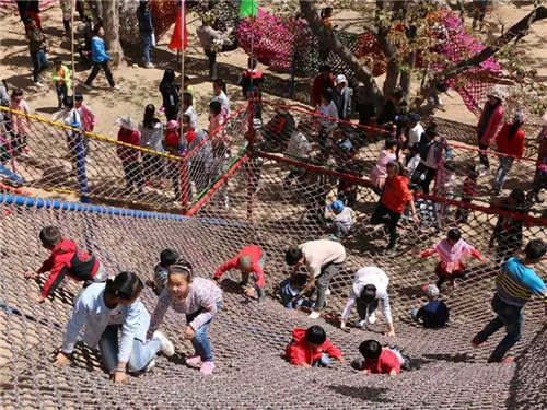 公园拓展器材定做 大型儿童乐园游乐设备方案 3