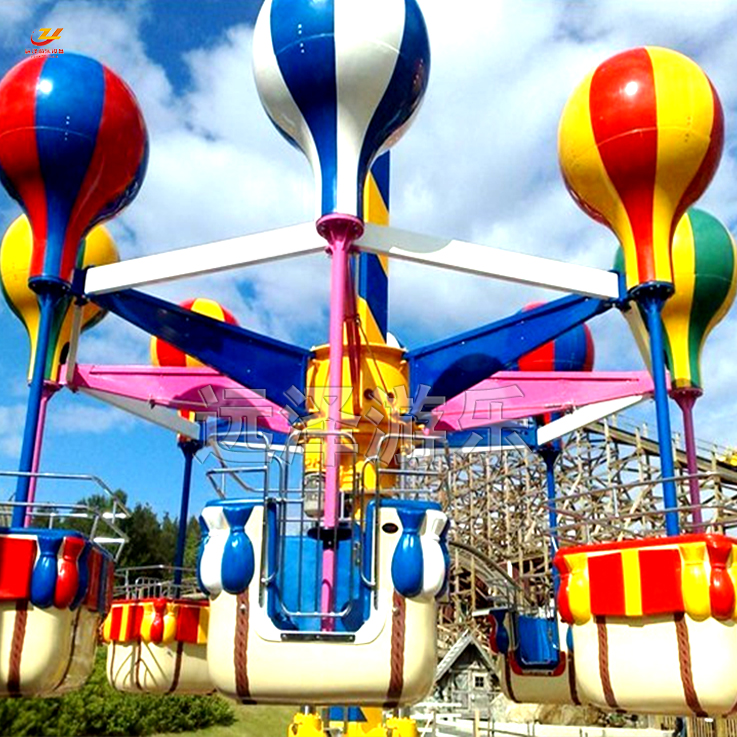 株洲桑巴气球游乐设备 摇头飞椅 热气球座舱旋转飞椅