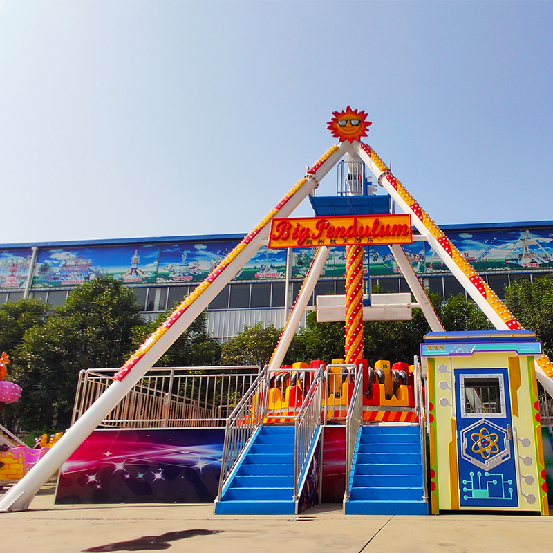 河南新款航天游乐超级大摆锤游乐园设施图片视频
