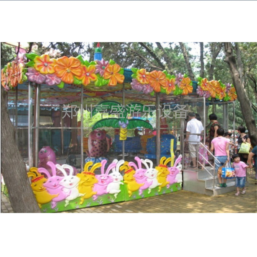 新型游艺设施  儿童欢乐喷球车游乐场设备   轨道类游乐设施